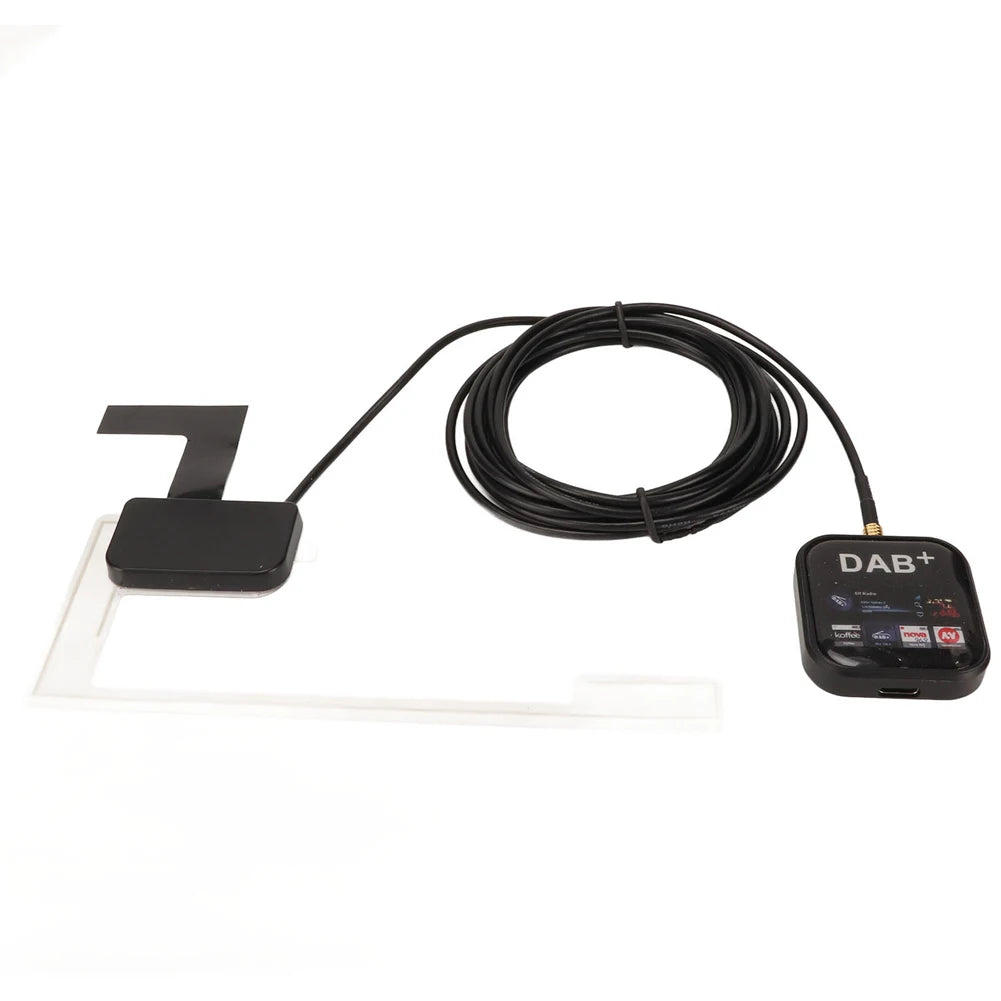 Car Radio DAB+ Amplified Antenna Adapter DAB+ Radio Receiver Car Portable Digital Radio Receiver Adapter for Android Navigator