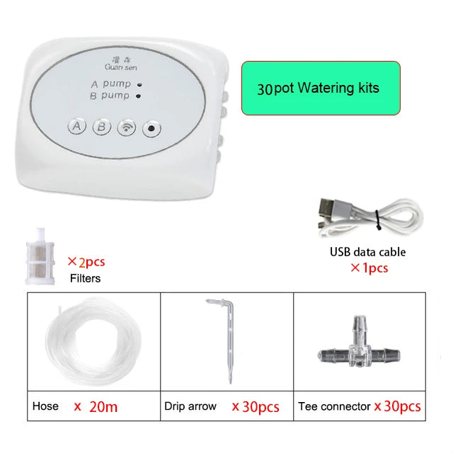 WiFi Smart Garden Irrigation Controller Plant Automatic Drip Irrigation System Kit Mobile Phone Control Watering Timer Device