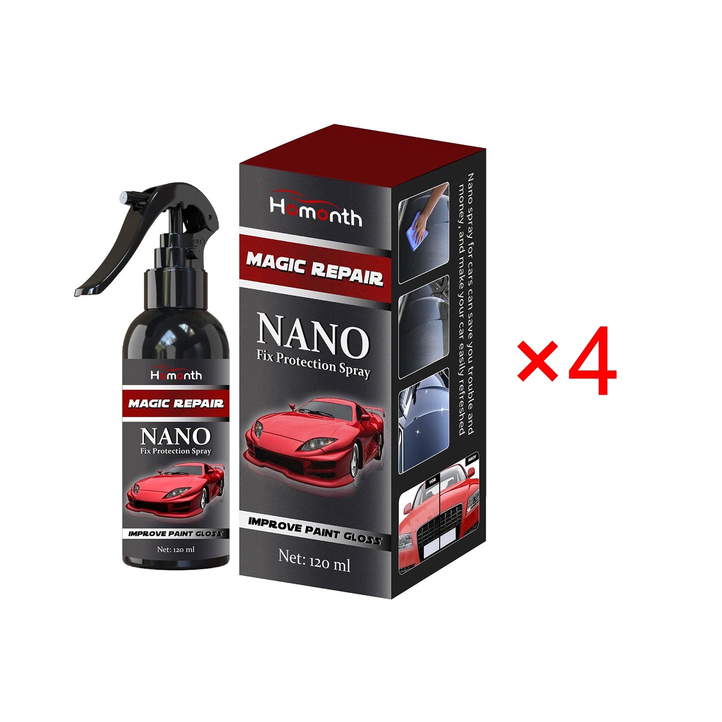 Automobile Nano Crystal Coating Agent Car Paint Polishing Maintenance And Renovation Of Crystal Wax Sealing Glaze Coating Spray