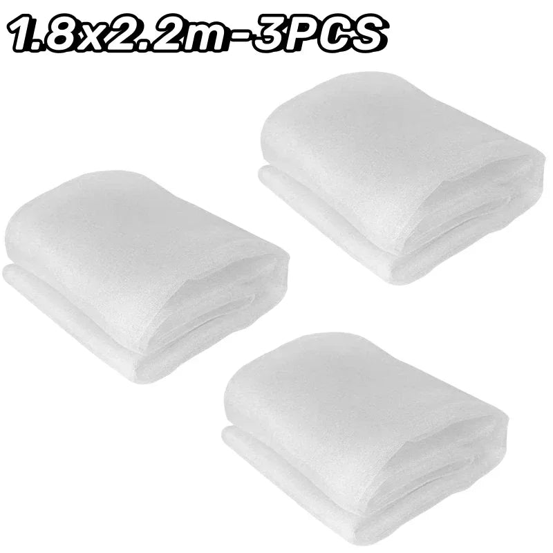 Large Fruit Tree Netting with Zip and Drawstring Garden Insect Screen Transparent Bird Plant Barrier Screen