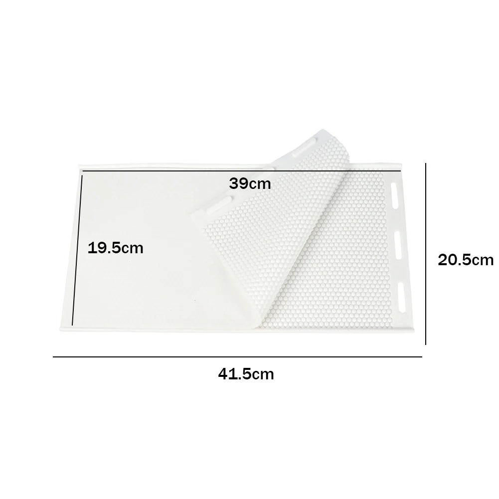 2pcs Bee Hive Basis Press Sheet Mould Reusable Silicone Beeswax Nest Base Piece Mold Lightweight Practical Beekeeping Equipment