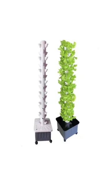 DIY Hydroponic Pots 45Holes Vertical Tower Vegetables Strawberry Growing System Hydroponics Tower