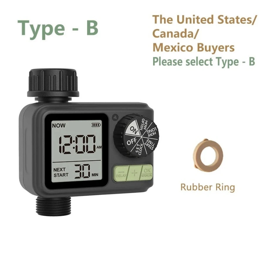 NEW 1-Outlet Water Timer Independent Control Program Digital Garden Sprinkler Garden Lawn Intelligent Automatic Drip Irrigation