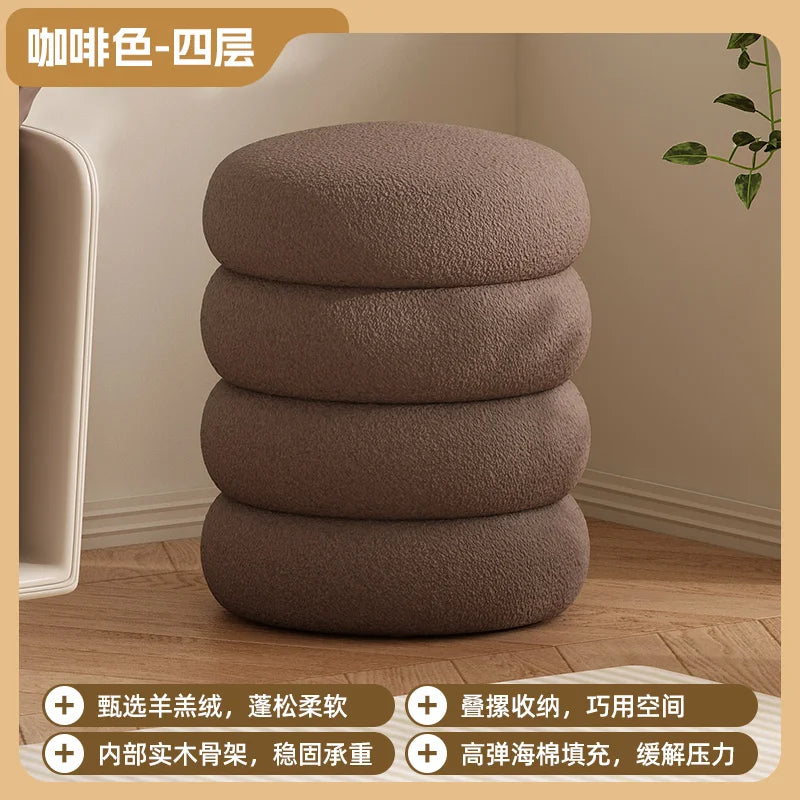 Girls Small Vanity Stools Table Side Makeup Household Luxury Bedroom Dress White Modern Sillones Modernos Living Room Furniture