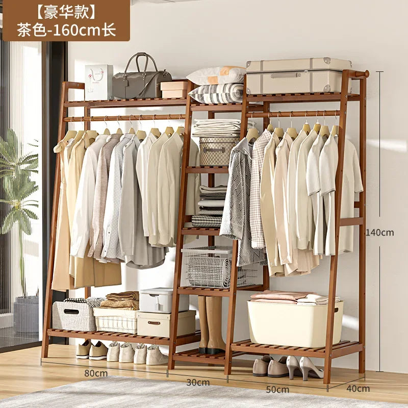 Movable Clothes Hanger Coats Clothing Rack Shelfs Home Furniture Room Shelves Closet Closet Shoe Organizer Jingle Bells Sofa