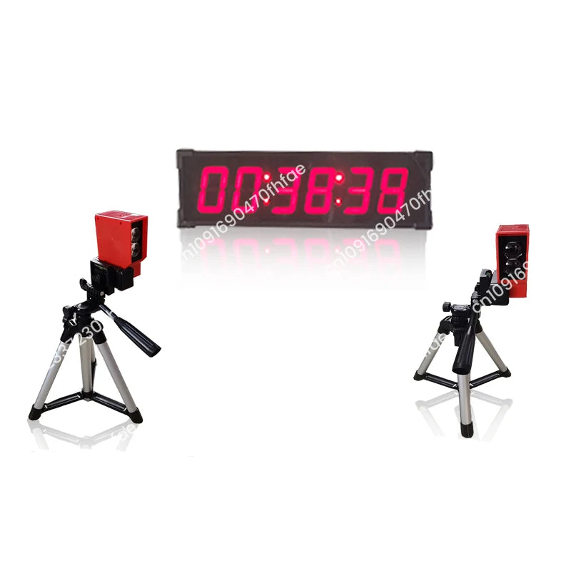 Wireless infrared laser timer, slide bike, shuttle run, gymkhana 100m sprint test, racing car, 5m three-way
