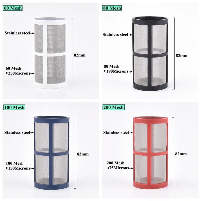 1Pc Garden Watering Filter 10 Mesh-200 Mesh Filtration Screen Domestic Kitchen Purification Filter Impurities In Water