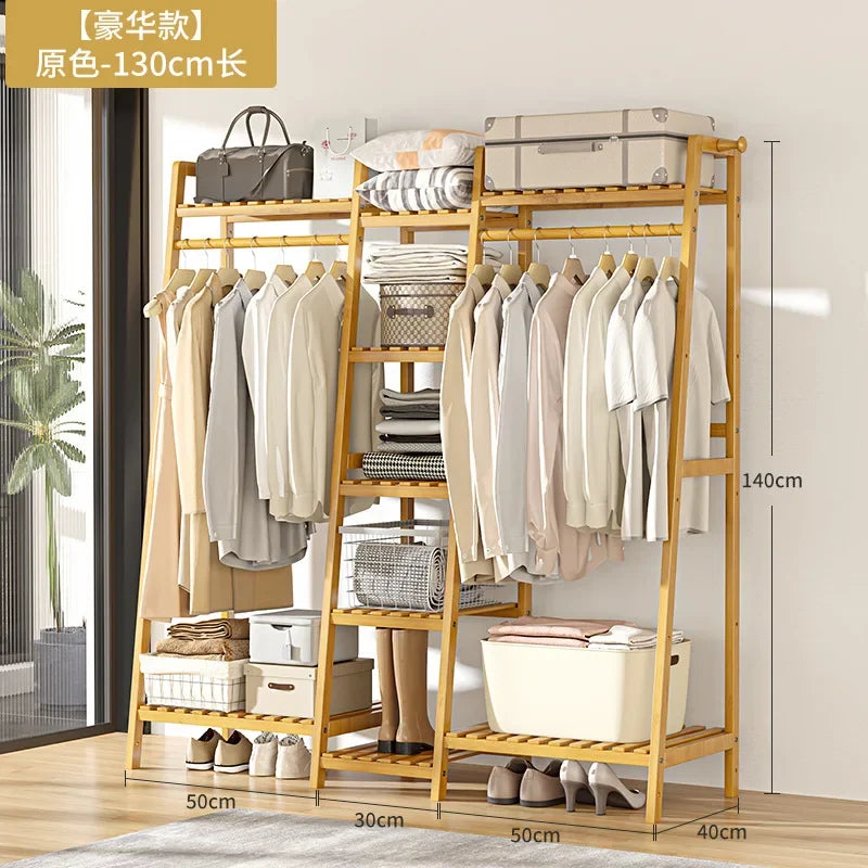 Movable Clothes Hanger Coats Clothing Rack Shelfs Home Furniture Room Shelves Closet Closet Shoe Organizer Jingle Bells Sofa