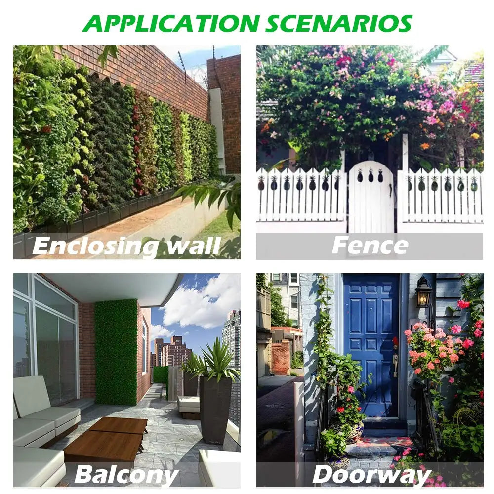 49 Pockets Hanging Planter Bags, Hanging Vertical Wall Mounted Plant Planting Grow Bags, Herb Garden Planter Outdoor Indoor Grow