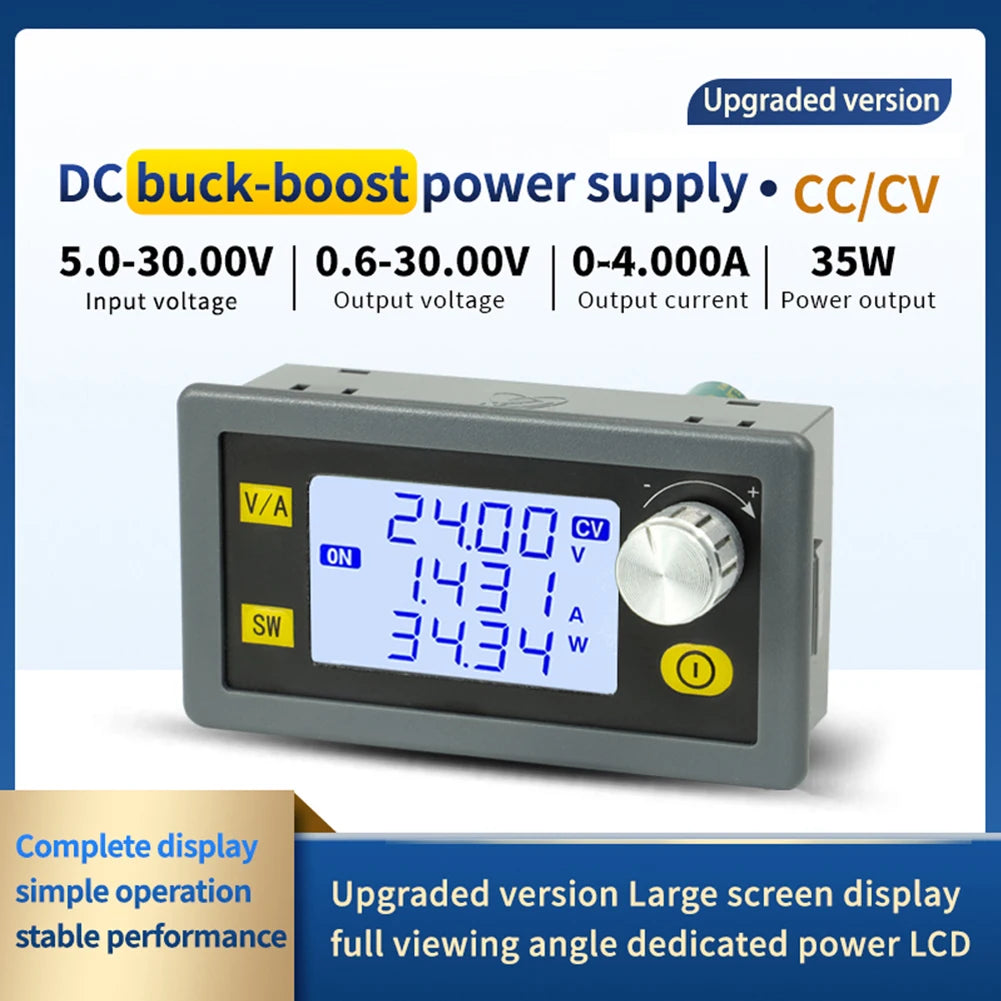 XY-SK35H CNC DC Voltage Constant Current Converter 5-30V To 6-36V 35W/80W 0-5.0A Buck Boost Regulated Power Supply Module