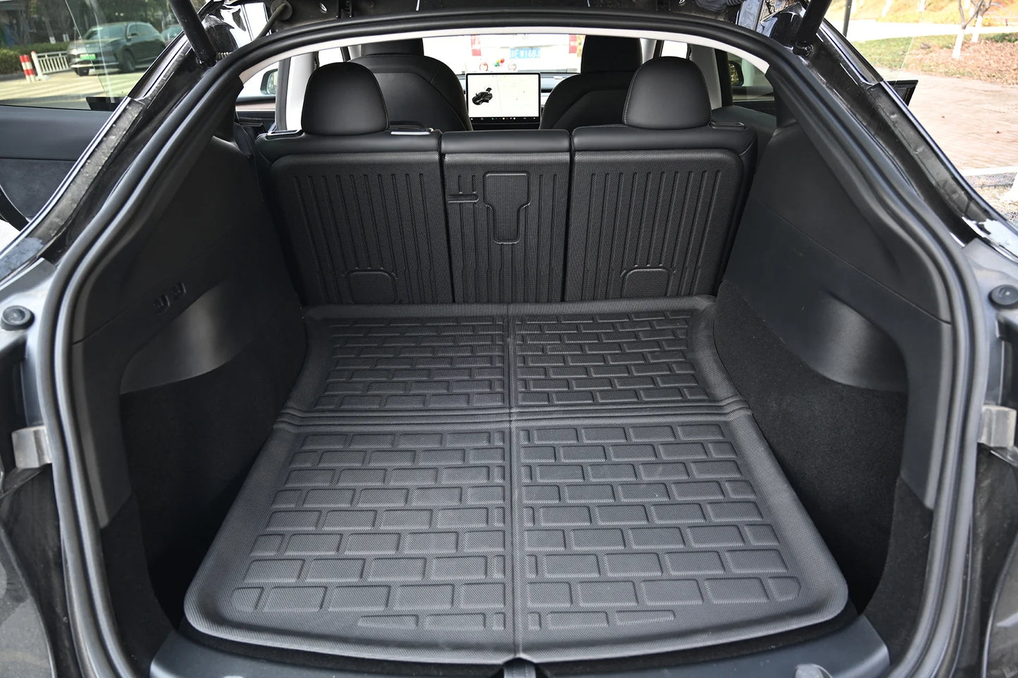 For Tesla Model Y 2017-2024 and Model 3 2021-2025 Highland All Weather Floor Mats Trunk Liners Full Protection Car Accessories