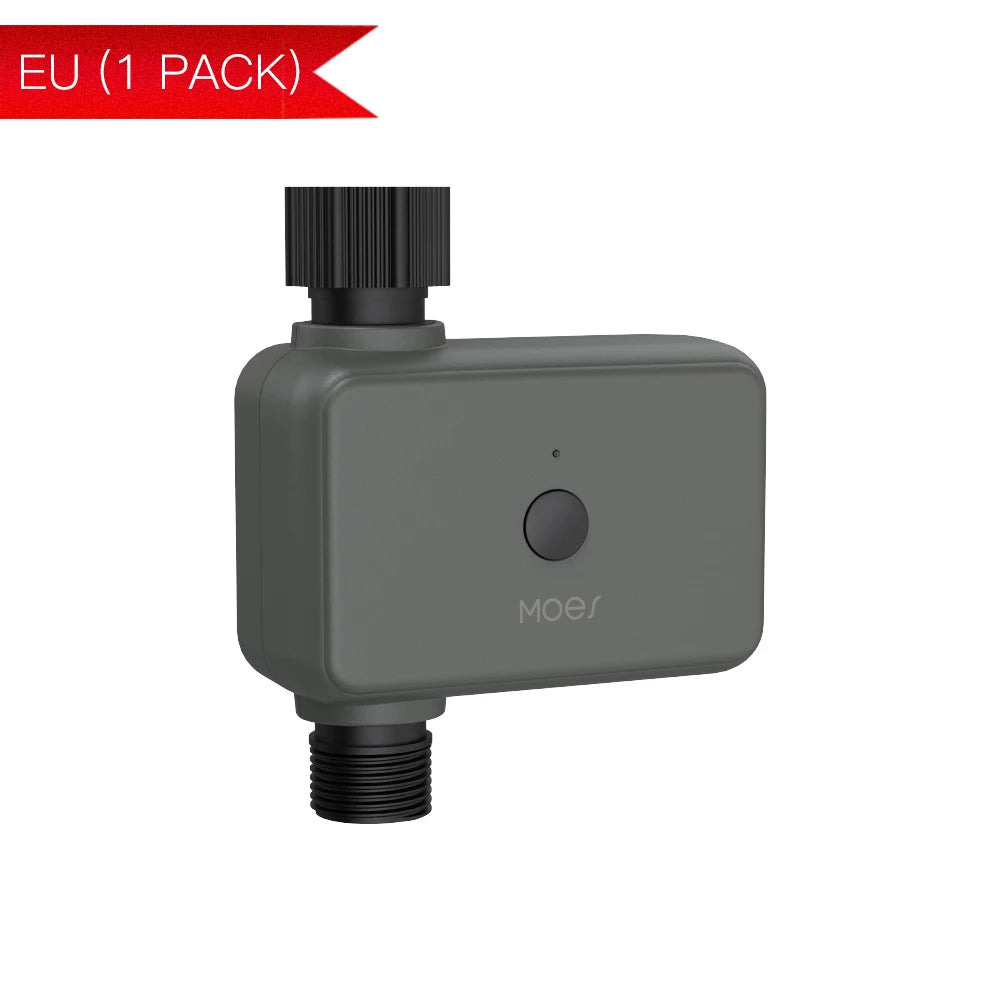 MOES Smart Tuya Bluetooth Garden Water Timers Rain Delay Programmable Automatic Irrigation Timer with Hub Required