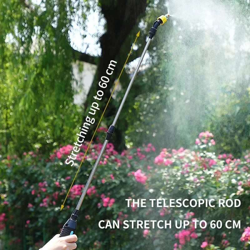 Automatic Garden Watering Spray Gun Electric Sprayer Nozzle Sprinkler Garden Plant Mister Watering Spray Gun Irrigation Tool