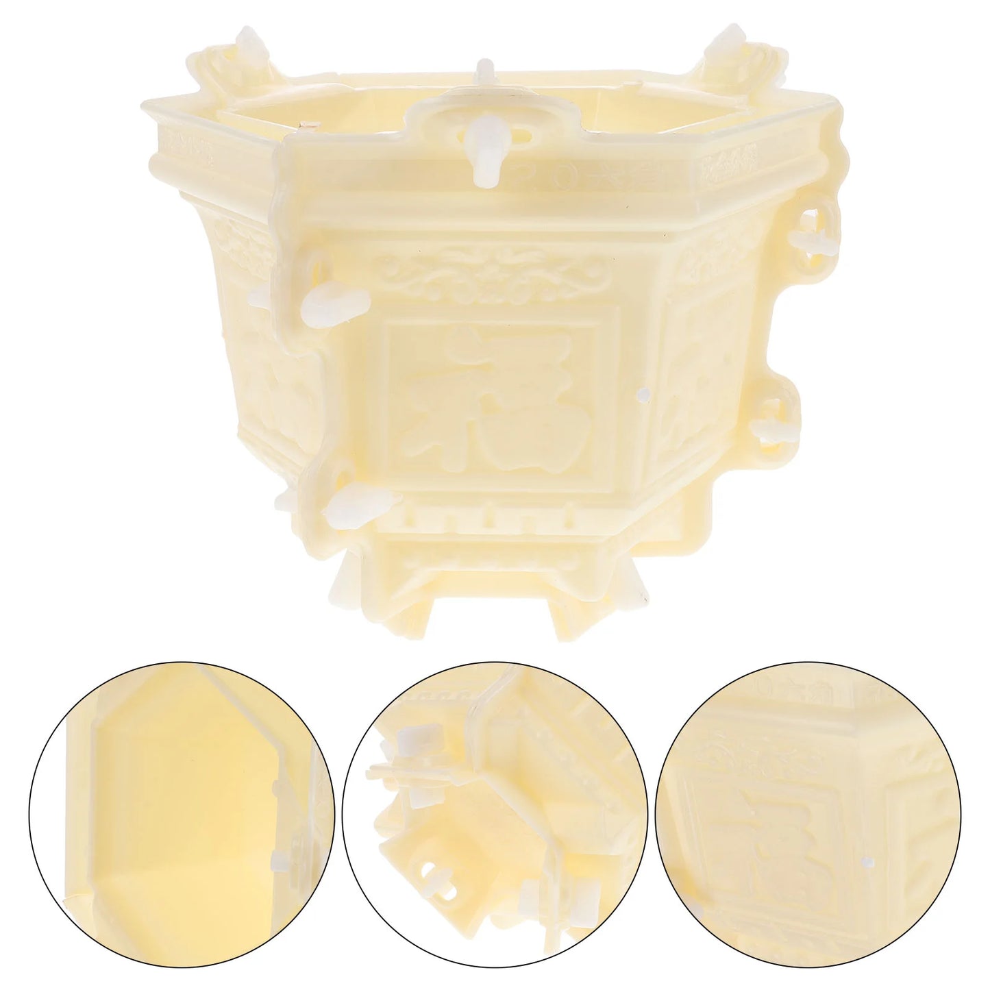 Extra Large Abs Flower Pot Molds Concrete Vase Cement Planter Garden Supplies Planters Succulent Mold Concrete Flower Pots