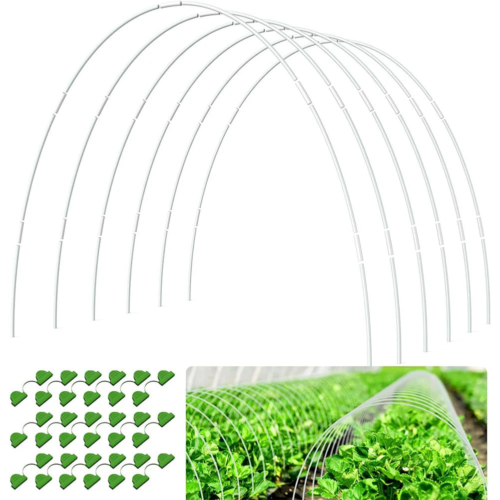 DIY Garden Netting Greenhouse Planting Tunnels As Shown Customizable Garden Support Hoops Netting Customizable Design