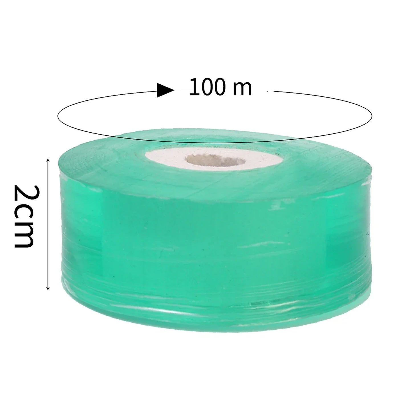 100/500m PE Grafting Tape Film Stretchable Self-adhesive Garden Tree Roll Tape Plants Seedlings Vine Tomato Grafting Accessories
