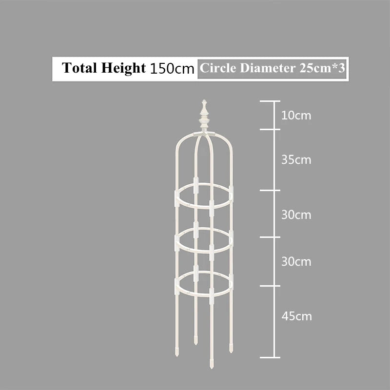 Plant Climbing Supporter Climbing Plant Support Frame Outdoor Flower Vines Pot Stand Garden Climbing Frame Indoor Floral Decor