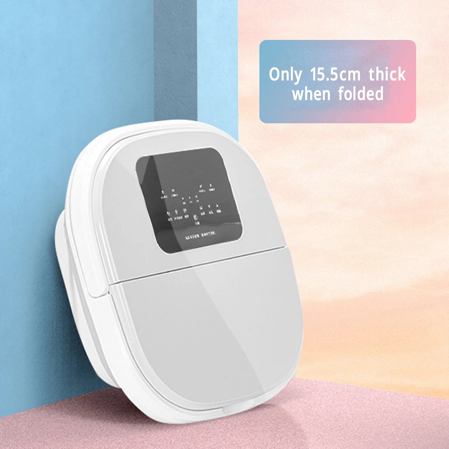 Foldable Foot Spa Massager - Smart Heating Foot Soaker Tub w/ 8 Rollers & 8L Capacity | AlluCanFind