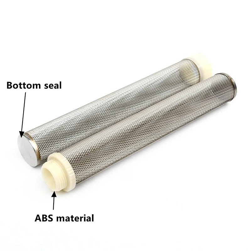 1/2"~2.5" 304 Stainless Steel Extended Filter Garden Irrigation Water Pump Hose Filter Aquarium Water Cleaning Mesh Metal Filter