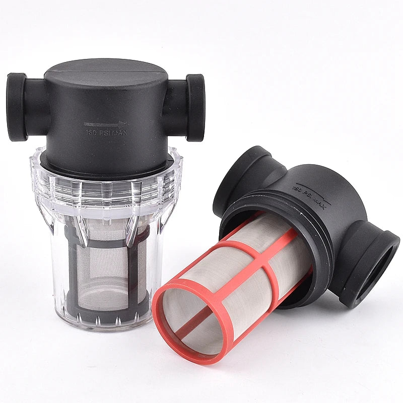 1/2" 3/4" 1" Garden Watering Hose Filter Agricultural Irrigation Strainer Aquarium Fish Tank Water Pump Pipe Impurity Filtration