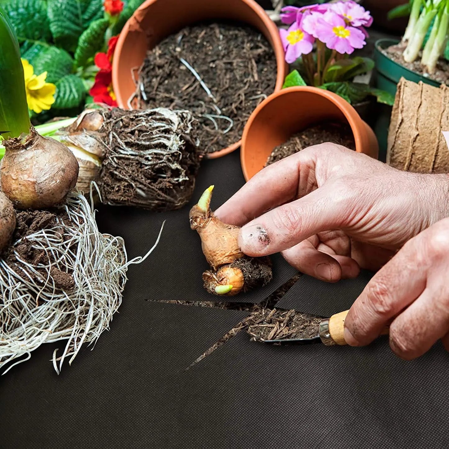 Garden Landscape Fabric Weed Barrier Heavy Duty Driveway Gardening Mat Polypropylene Ground Cover Flower Vegetable Raised Beds L