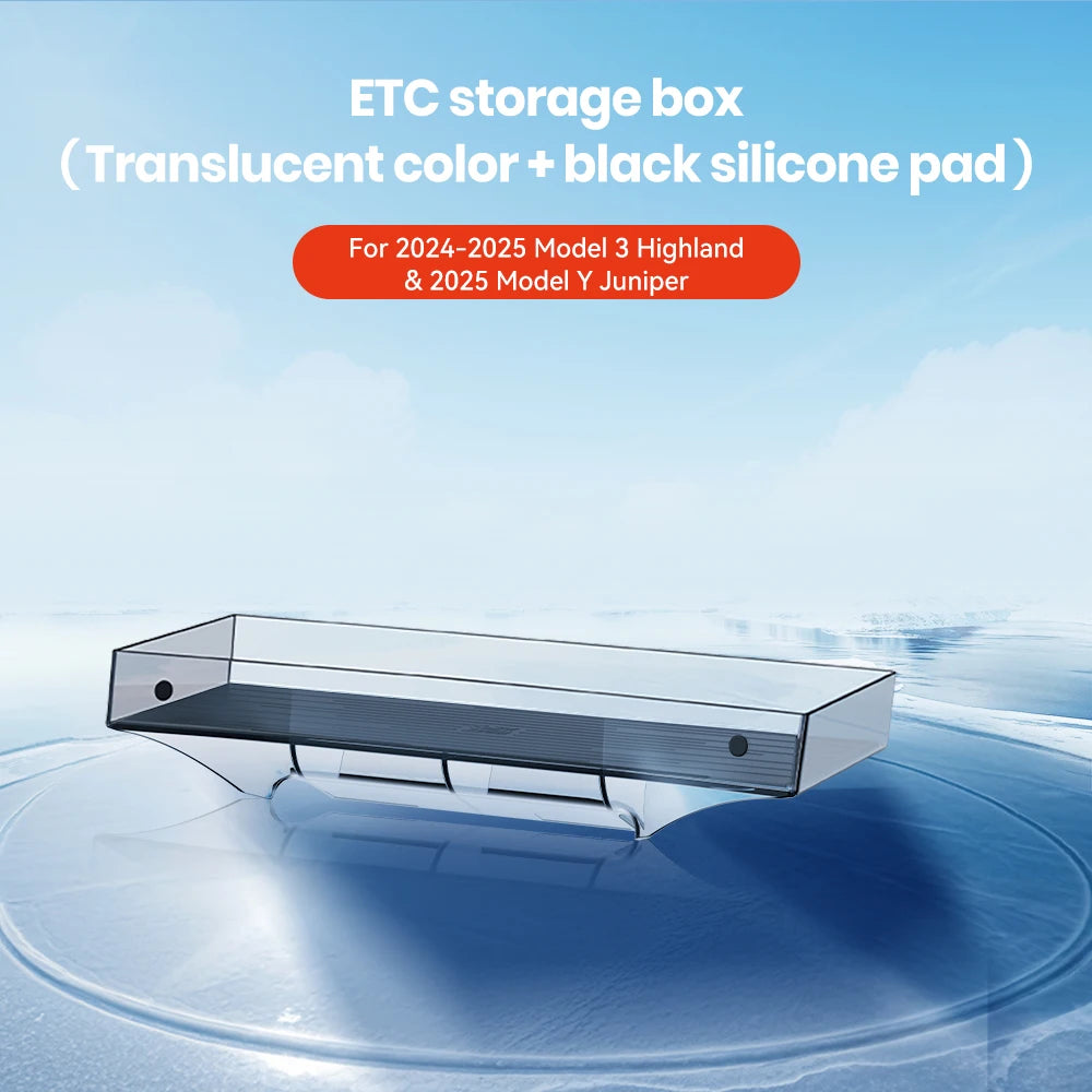 YZ For 2021-2025 Tesla Highland Model 3 Y Juniper Tray Magnetic Under Screen Hidden Storage Box Magnetic Hidden Screen Box