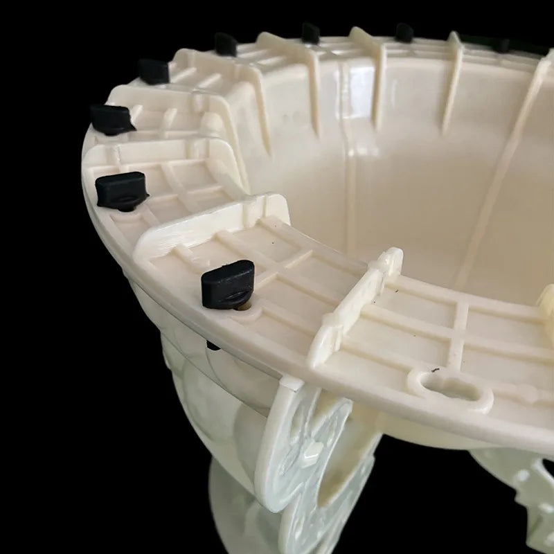 45cm diameter large circular cement flowerpot mold, suitable for garden potted plants, balcony and courtyard decoration