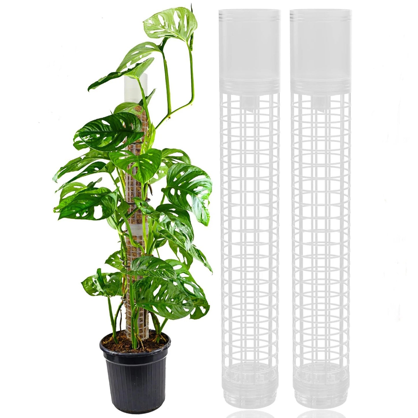 1/2/3pcs Self-watering Moss Pole Stackable Plant Stand Plant Climbing Column Growing Support Stand for Plants Garden Accessories