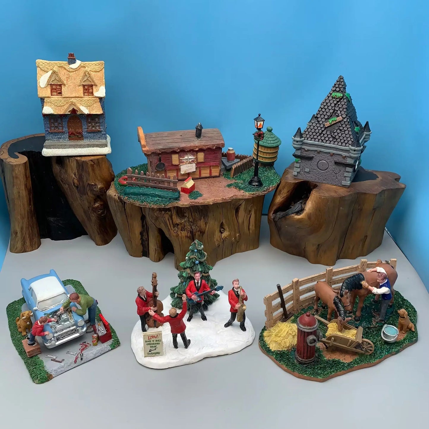 Halloween Christmas Farm Etc. Sand Table Gardening Decor DIY Bonsai Decoration Articles Handicraft Gifts Desk Sculpture