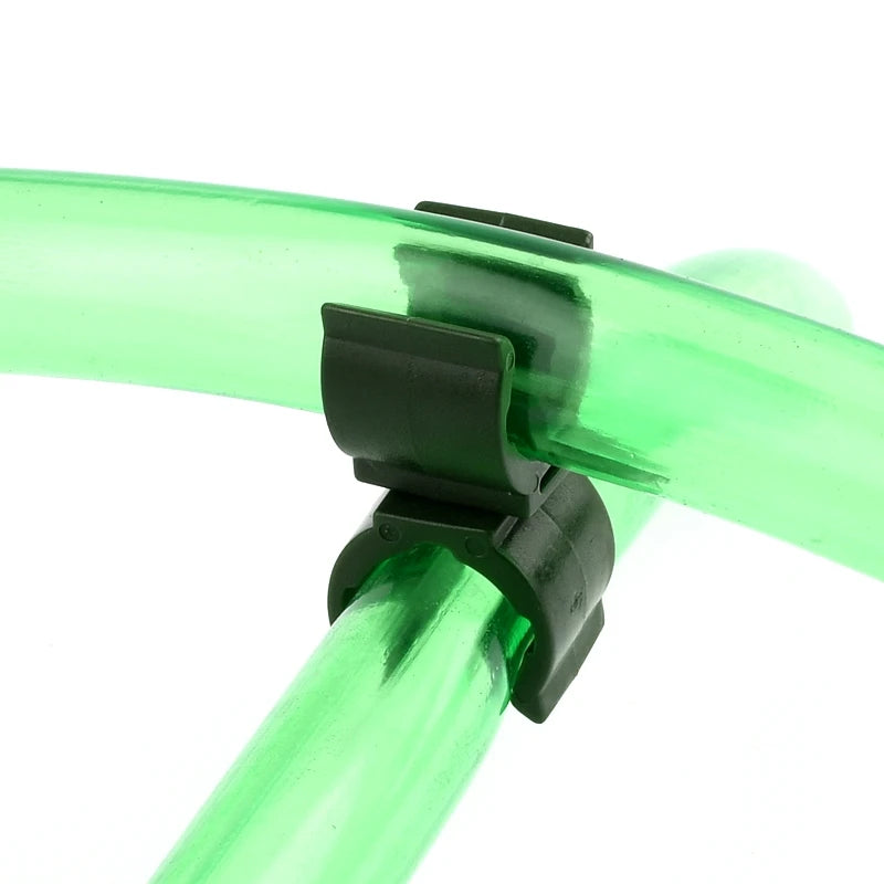2-20PCS 8/11/16/20mm 360 Rotation Pipe Clamp Garden Irrigation Fittings Fixed U-type Clip Clamp Strap Aquarium Accessories