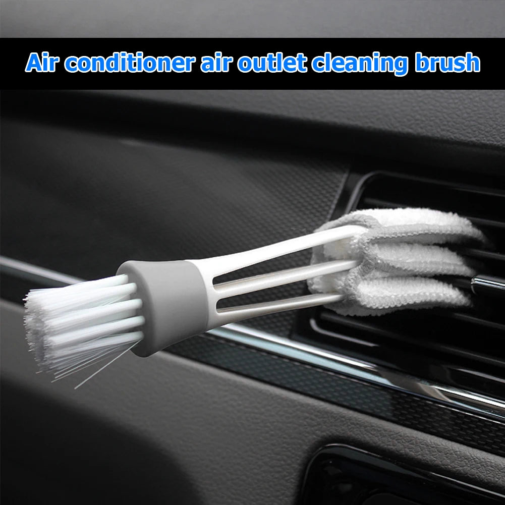 Car Cleaning Brush Air Conditioning Vent Brush Detailing Dust Removal