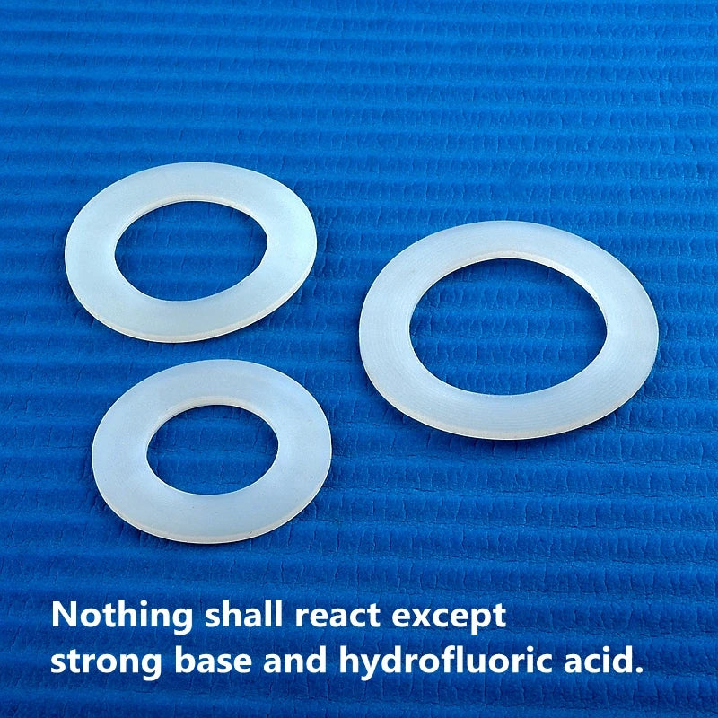 2-100PCS Silicone Flat Washer Silicone Gasket of Water Tank Interface Waterproof Gasket Thread Sealing Ring