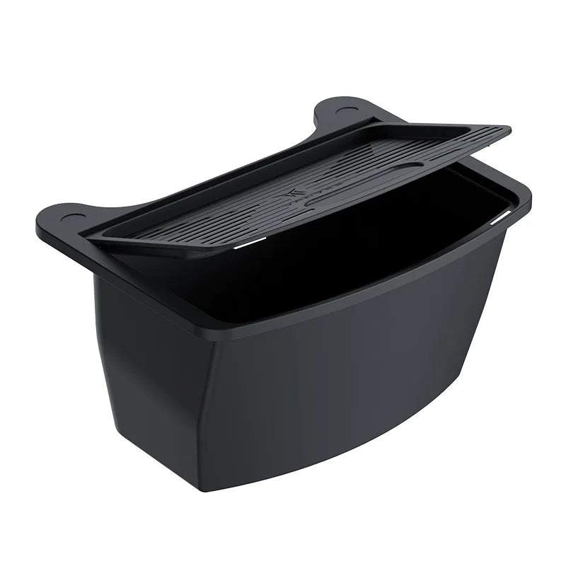 YZ For Tesla Model Y Juniper 2021-2025 Magnetic Suction Back Row Intermediate Storage Box For Tesla Storage Box Car Accessories