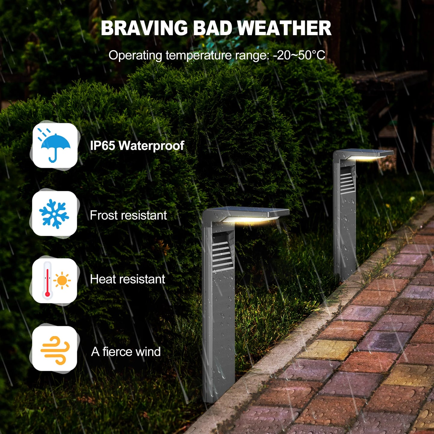 4/6/8/10/12Pcs Solar Garden Light IP64 Waterproof Outdoor LED solar lamps path lights warm white, backyards, gardens, lawn light