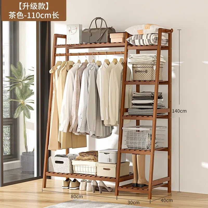 Movable Clothes Hanger Coats Clothing Rack Shelfs Home Furniture Room Shelves Closet Closet Shoe Organizer Jingle Bells Sofa