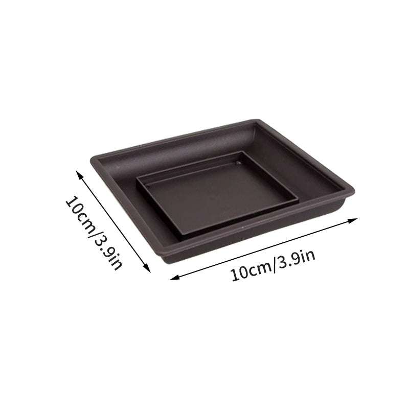Rectangular Flowerpots Plastic Bonsai Plants Pot Square for Flower Balcony Garden Yard Landscape Bonsai Pot Trays Home Decor