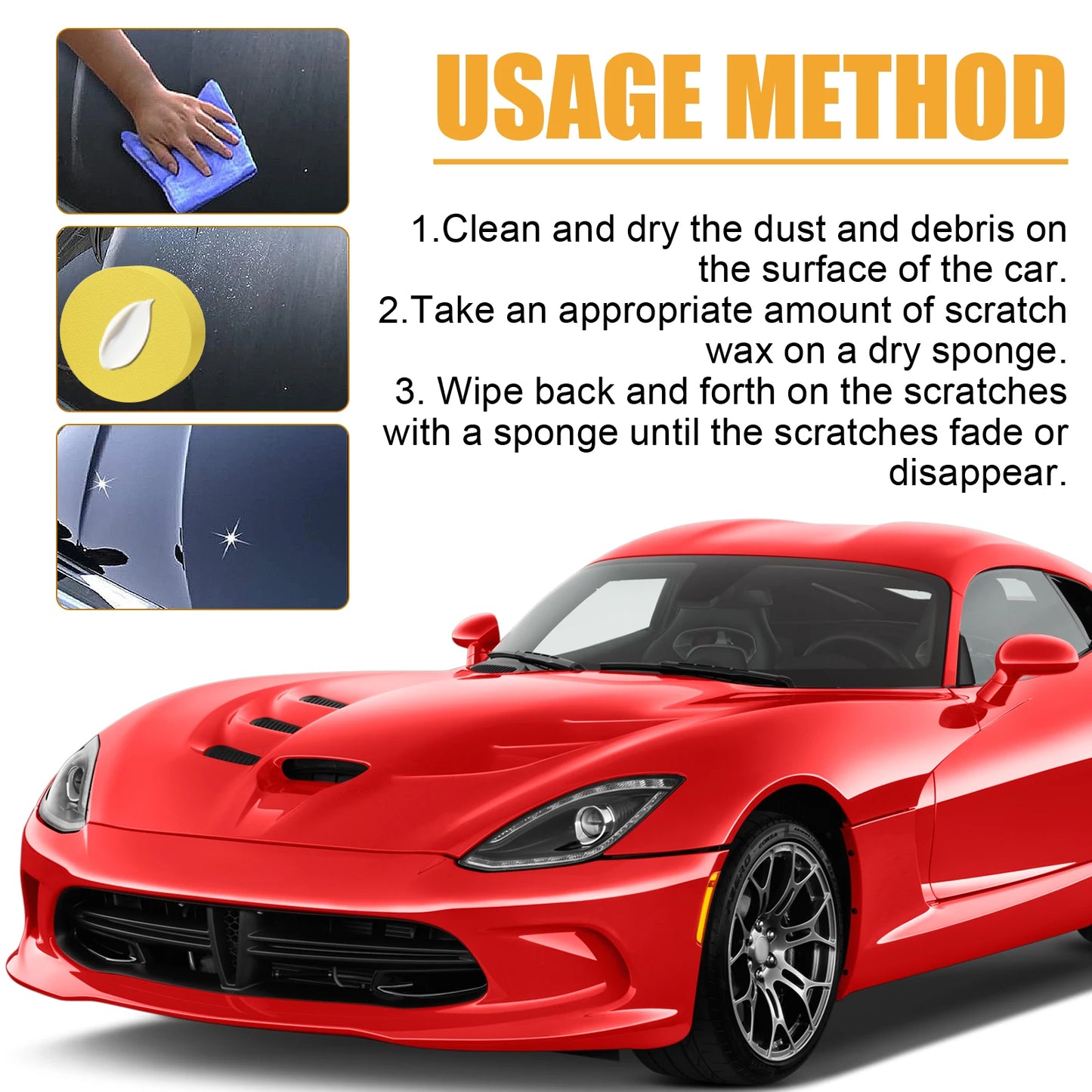 Wholesale Car Scratch Removal Wax 60ml - Fine Paint Mark Polish & Repair Cream | AlluCanFind