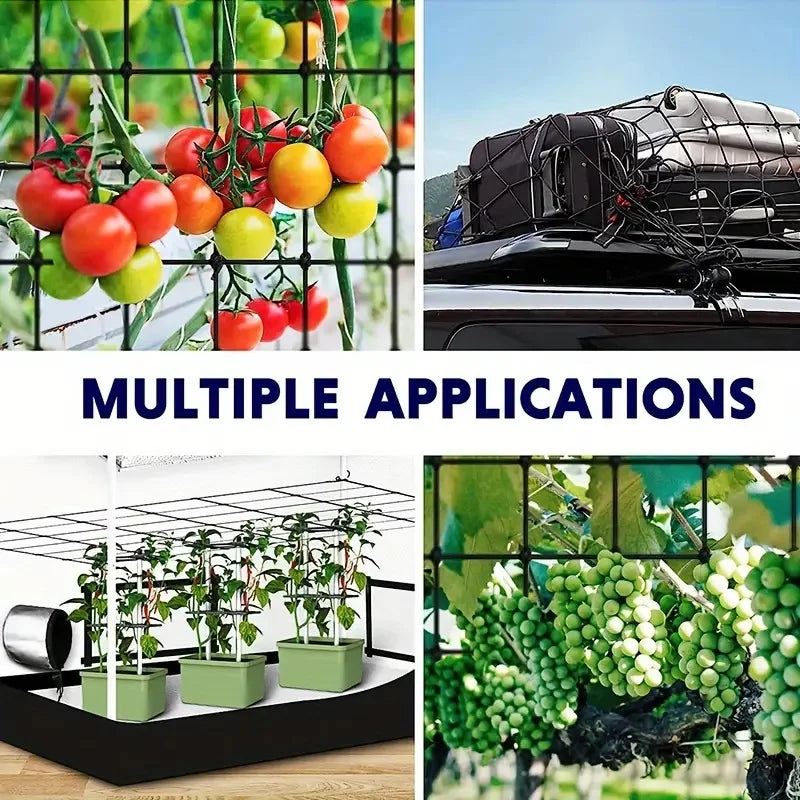 Plant netting for climbing Growing Tent Stretchable Mesh Trellis Net Plant With 4 Hooks For Garden Vegetables Vine Plants