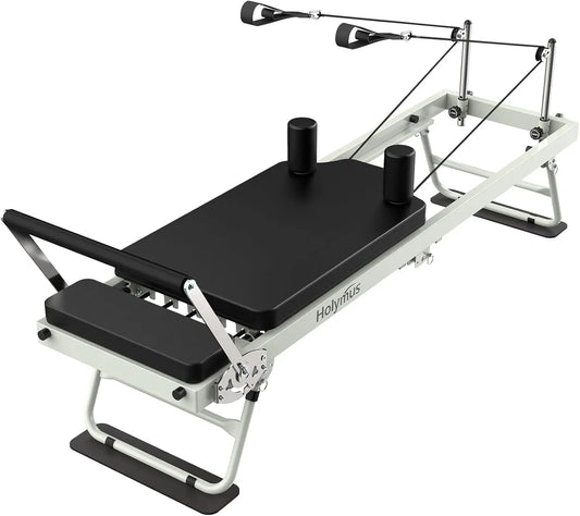Pro 75" Foldable Pilates Reformer for Home, Heavy-Duty 400LBS Capacity | AlluCanFind