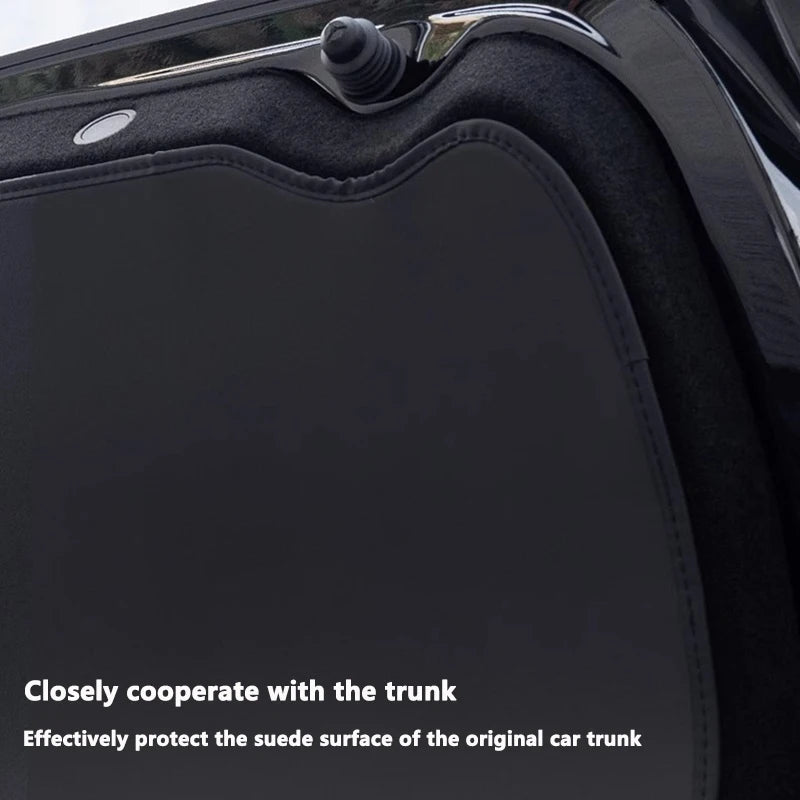 For Tesla Model Y Juniper / Model 3 Highland Trunk Tailgate Guard Pad Leather Trunk Protective Anti-dirty Pad Car Accessories