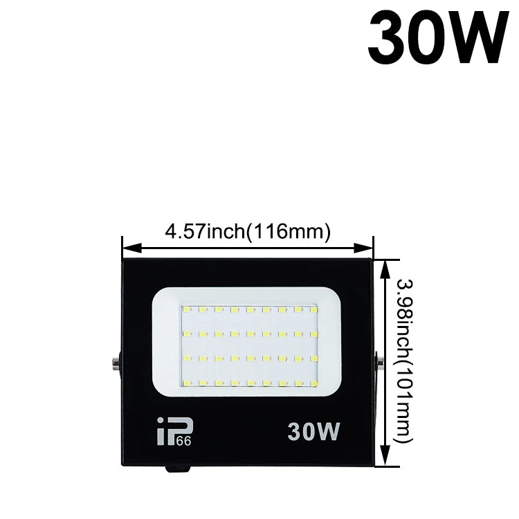 LED Flood Light Waterproof Outdoor Spotlight 220V 200W 150W 100W 50W 30W 20W 10W Projector Street Light Wall Lamp Garden Light