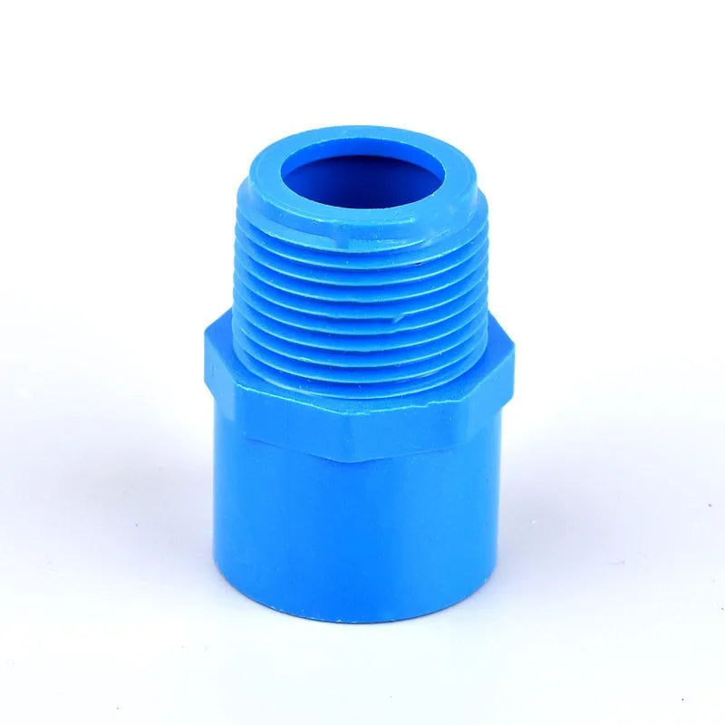 1/2" ~2.5" Male/Female Thread to Inner Diameter 20~75mm PVC Water Connector Aquarium Fish Tank Irrigation Water Pipe Fitting