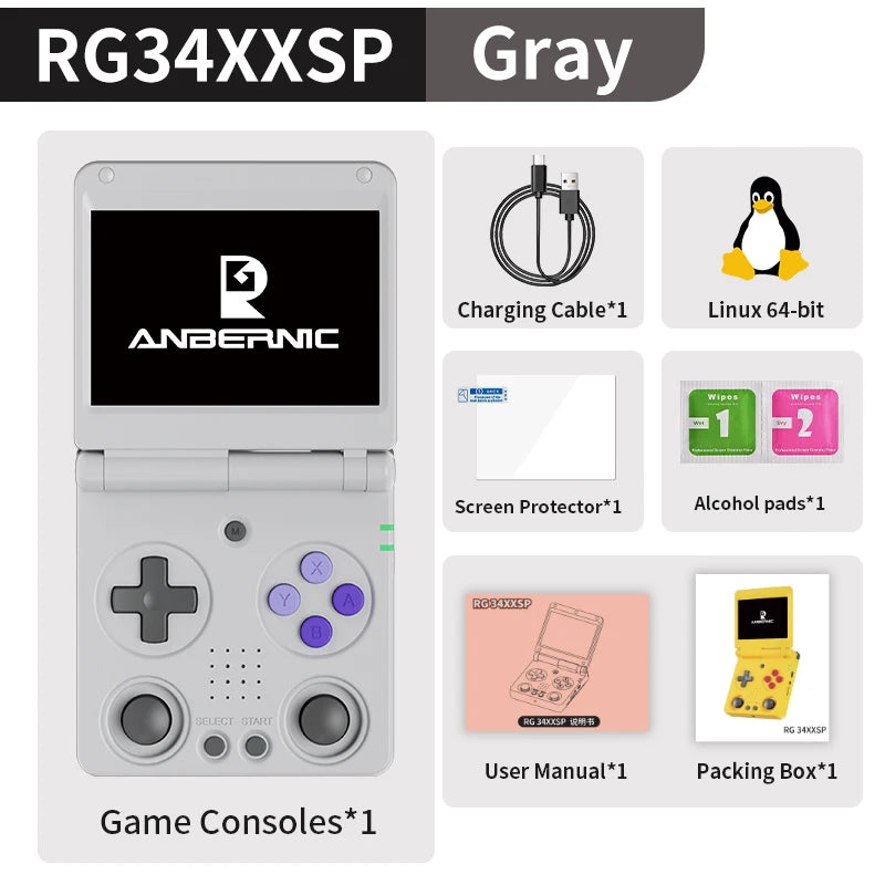 Flip Handheld Game Console