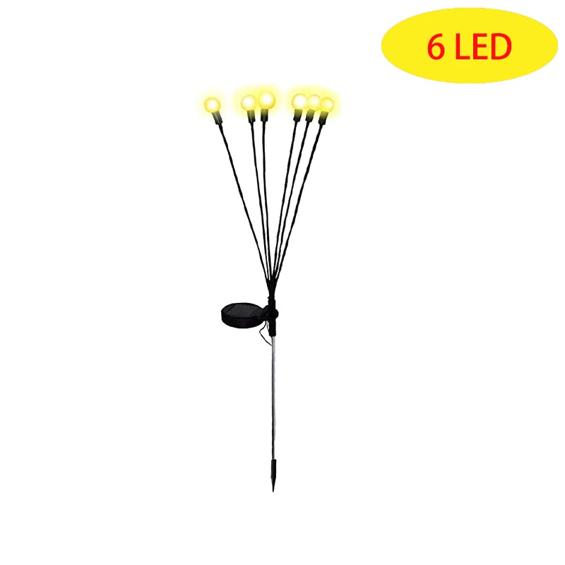 Solar Lights Outdoor LED Garden Light Solar Firefly Light Garden Decor Solar Lawn Lamp For Garden Yard Decor
