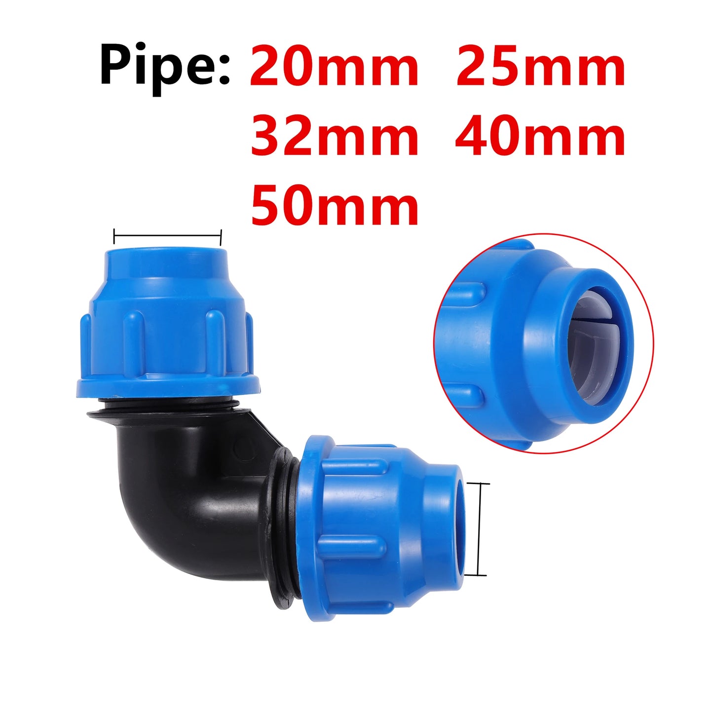 20/25/32/40/50mm PE pipe ball valve joint quick connector agricultural irrigation water pipe diverter accessories