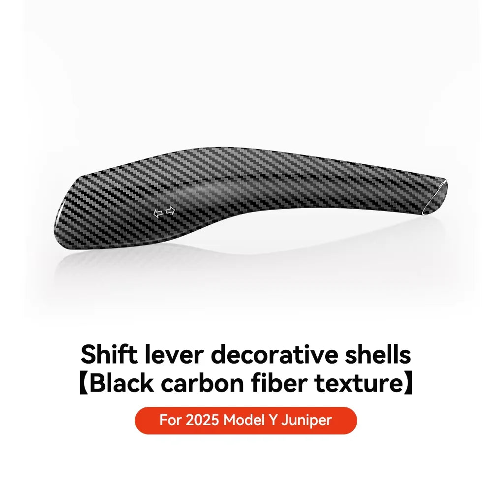 YZ For Tesla Model 3 Y Highland Juniper Full Package Trim Cover Of Carbon Fiber Matte Finish On Wiper Lever For Tesla 2021-2025