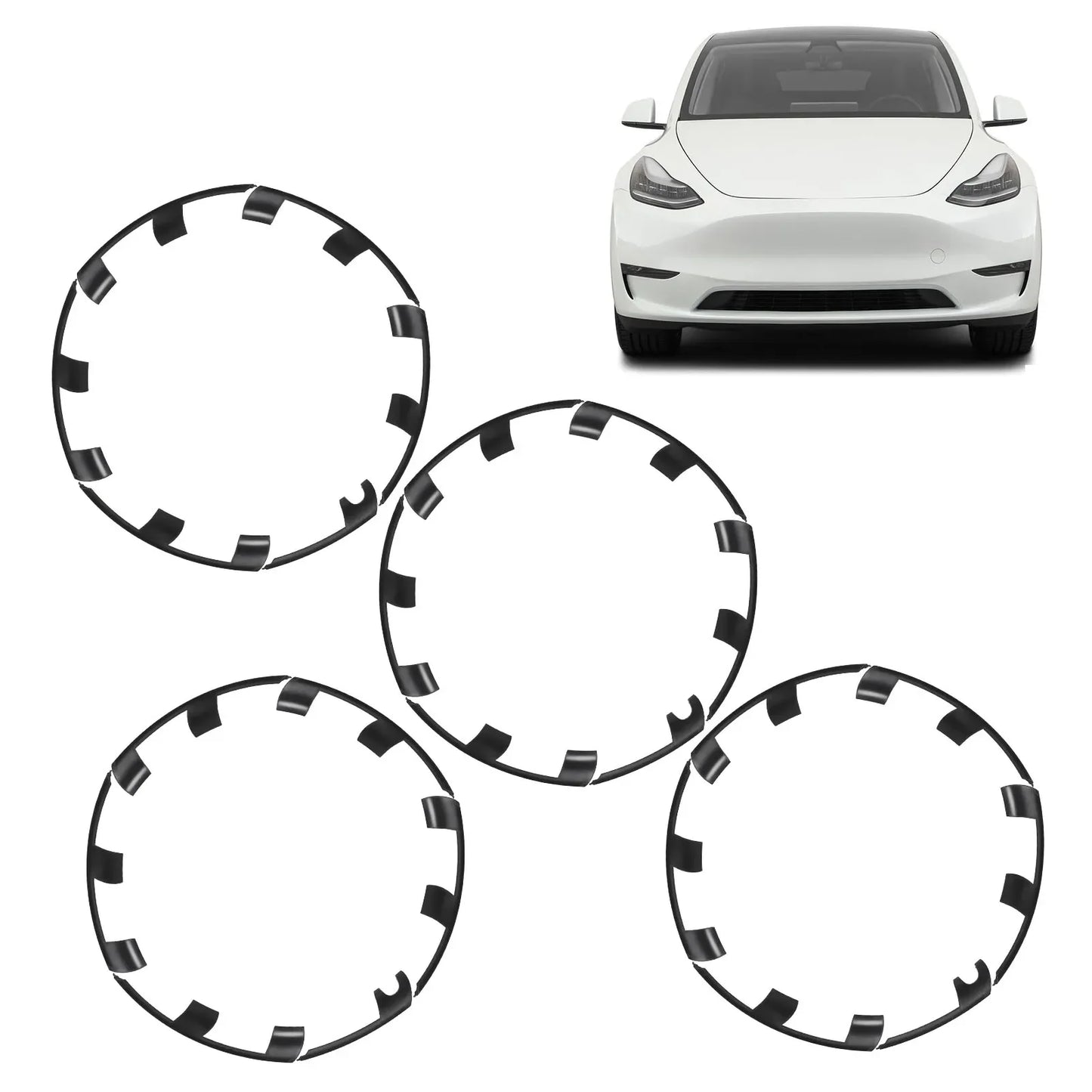 21 Inch Wheel Rim Protector Guard Scratch Resistant Hubcap Rim Patch R