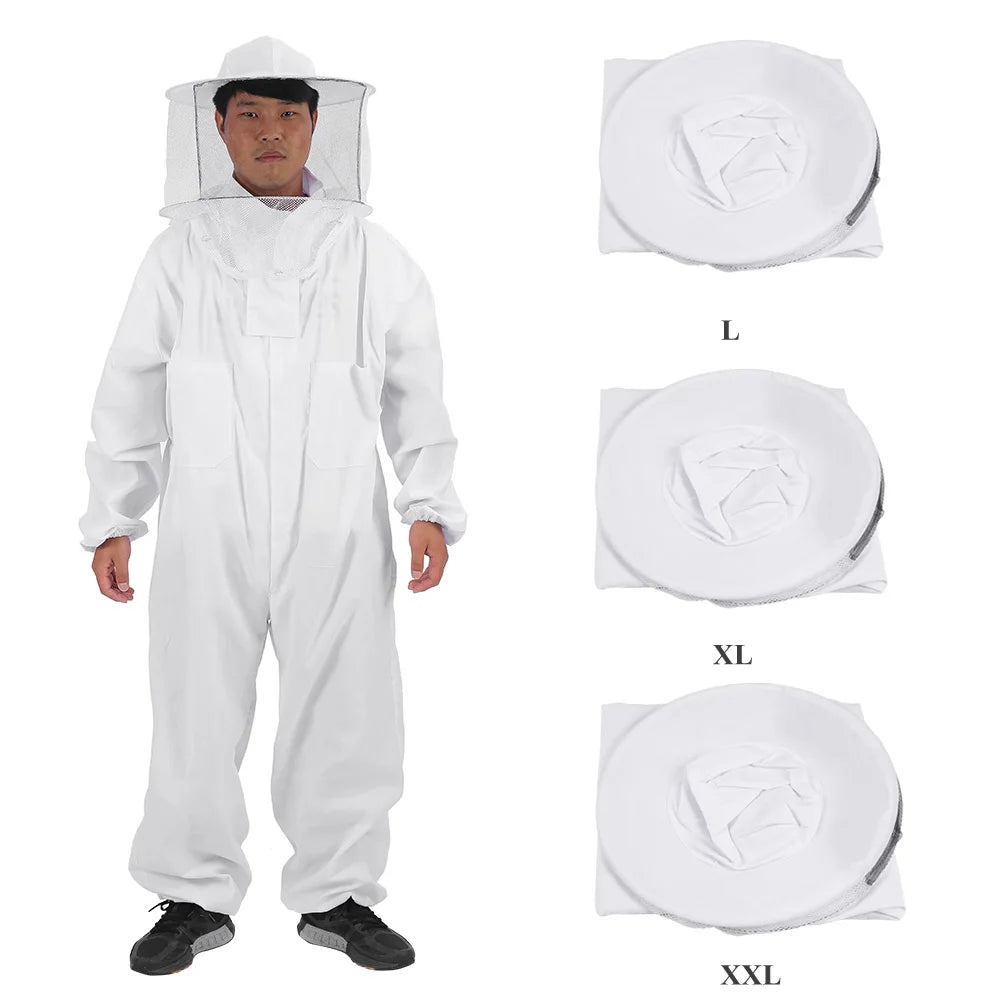 Beekeeper Protective Suit Beekeeper Suit Professional Beekeeping Protective Equipment Bee Keeping Full Body Beekeeper Suit Hat