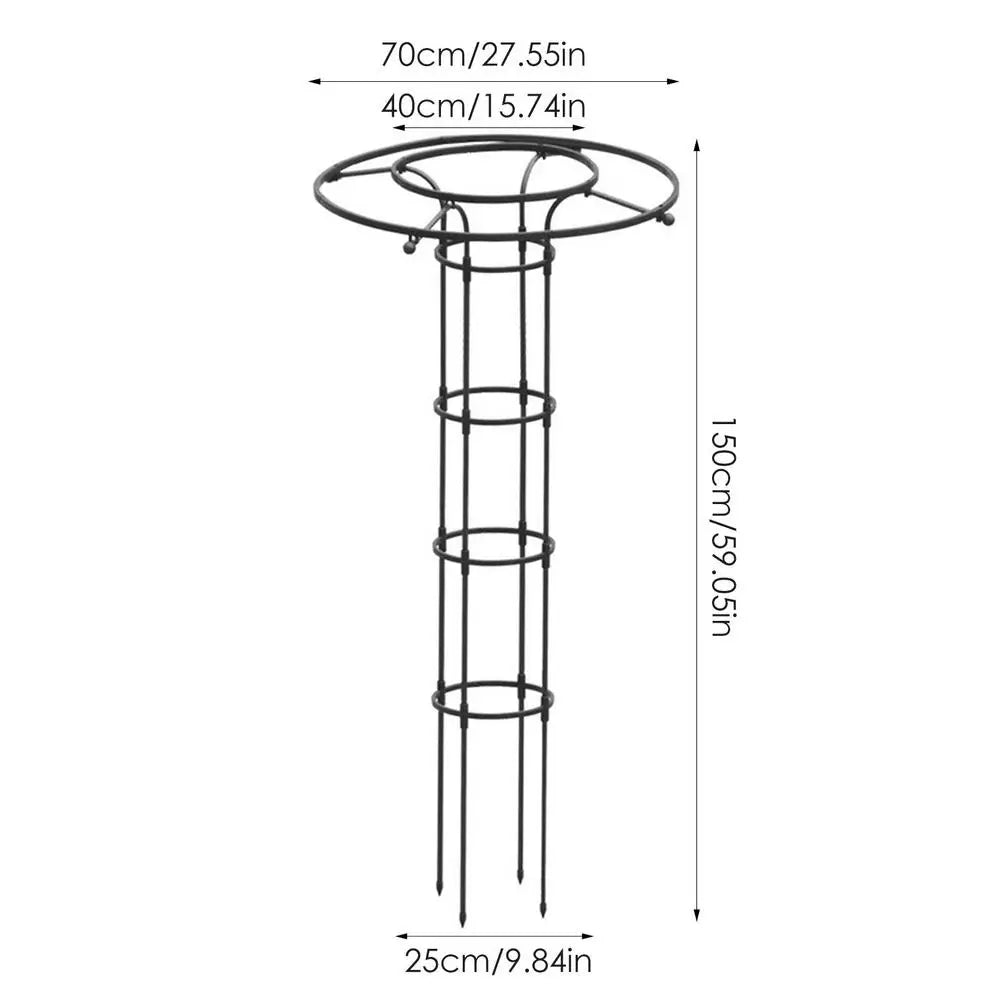 Indoor Trellis Detachable Garden Obelisk Trellis Plants Climbing Holder For Indoor Outdoor Garden Yard Gardening Supplies