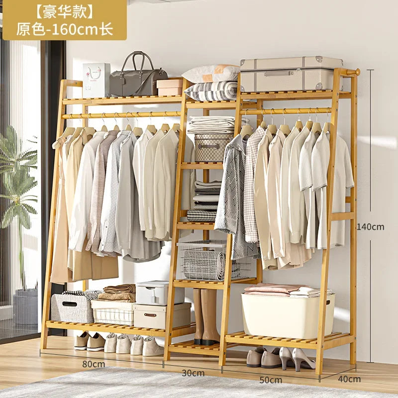 Movable Clothes Hanger Coats Clothing Rack Shelfs Home Furniture Room Shelves Closet Closet Shoe Organizer Jingle Bells Sofa